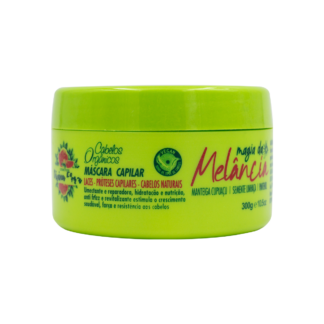 Mascara Cabelos Orgânicos e Naturais Magia da Melancia Divina Flora 300 g